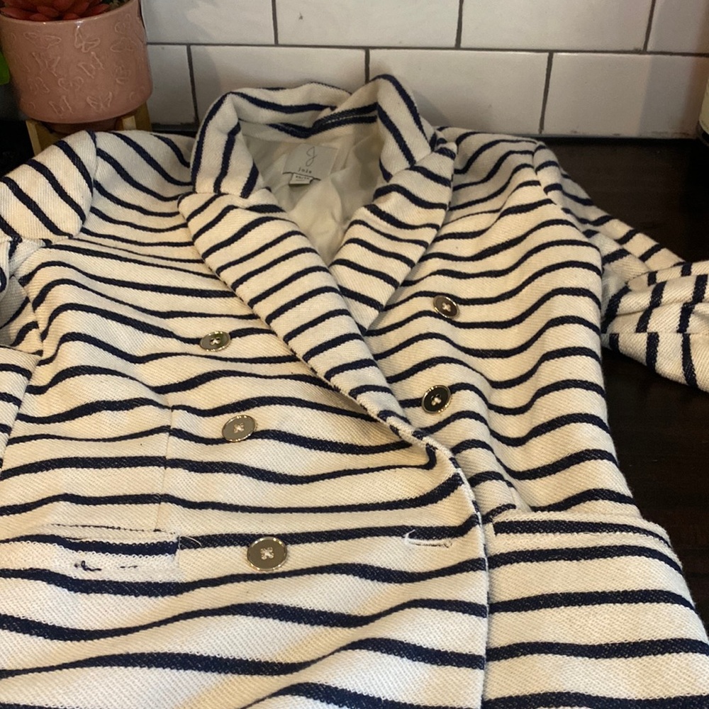 Joie Striped Blazer XS